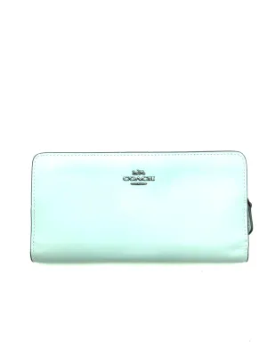 Coach Leather Wallet Grey