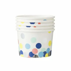 Colourful Dots Paper Food Tub