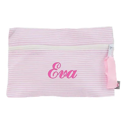 Cosmo Bag by Mint  Pink Seersucker
