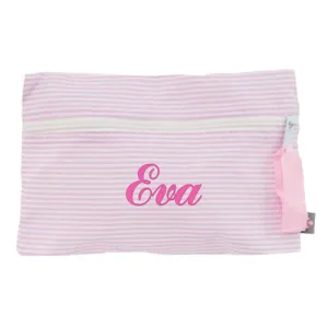 Cosmo Bag by Mint  Pink Seersucker