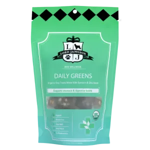Daily Greens Organic Dog Treats | 6 oz