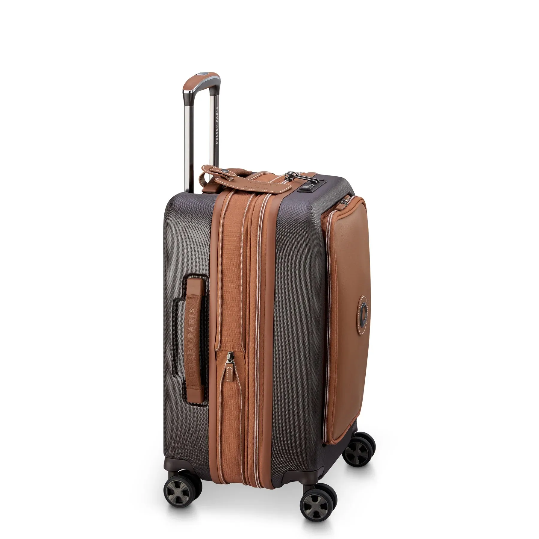 DELSEY CHATELET AIR 2.0 55CM BUSINESS TROLLEY CASE BROWN
