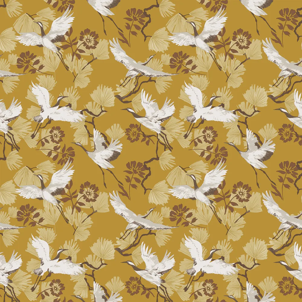 Demoiselle Wallpaper Mustard