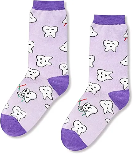 Dentist Socks, Dental Socks, Teeth Socks for Women, Dental School Graduation Gifts, Teeth Gifts, Unique Dental Student Gifts, Dental Assistant Gifts, Dentist Appreciation Gifts