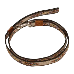Double Barrel Woven Ribbon Multi-Color Dog Leash 9381412