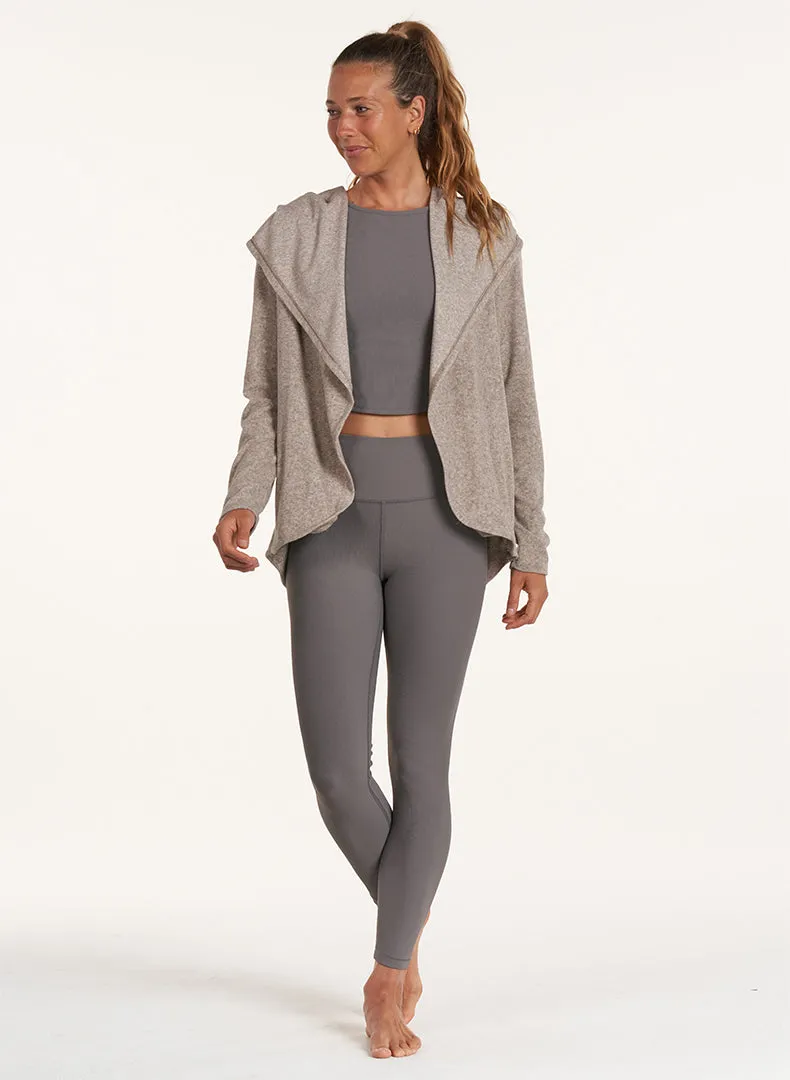 Draped Hood Cardi