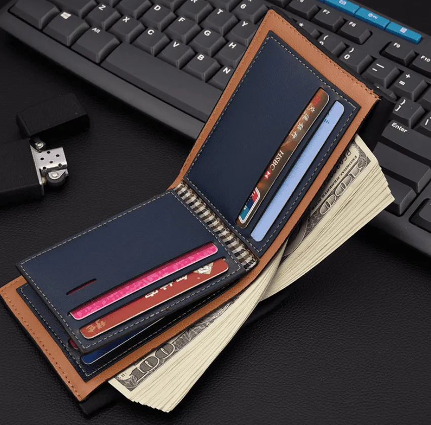 Embossed multi-card wallet