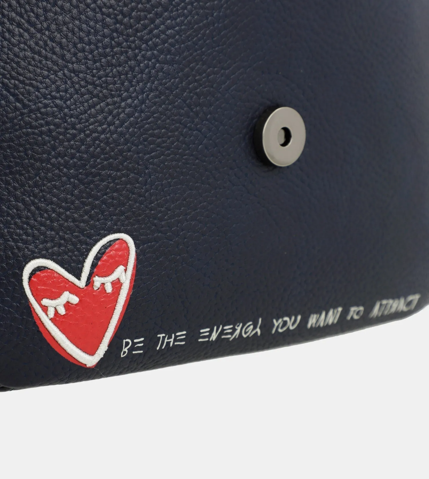 Energy navy blue flap bag