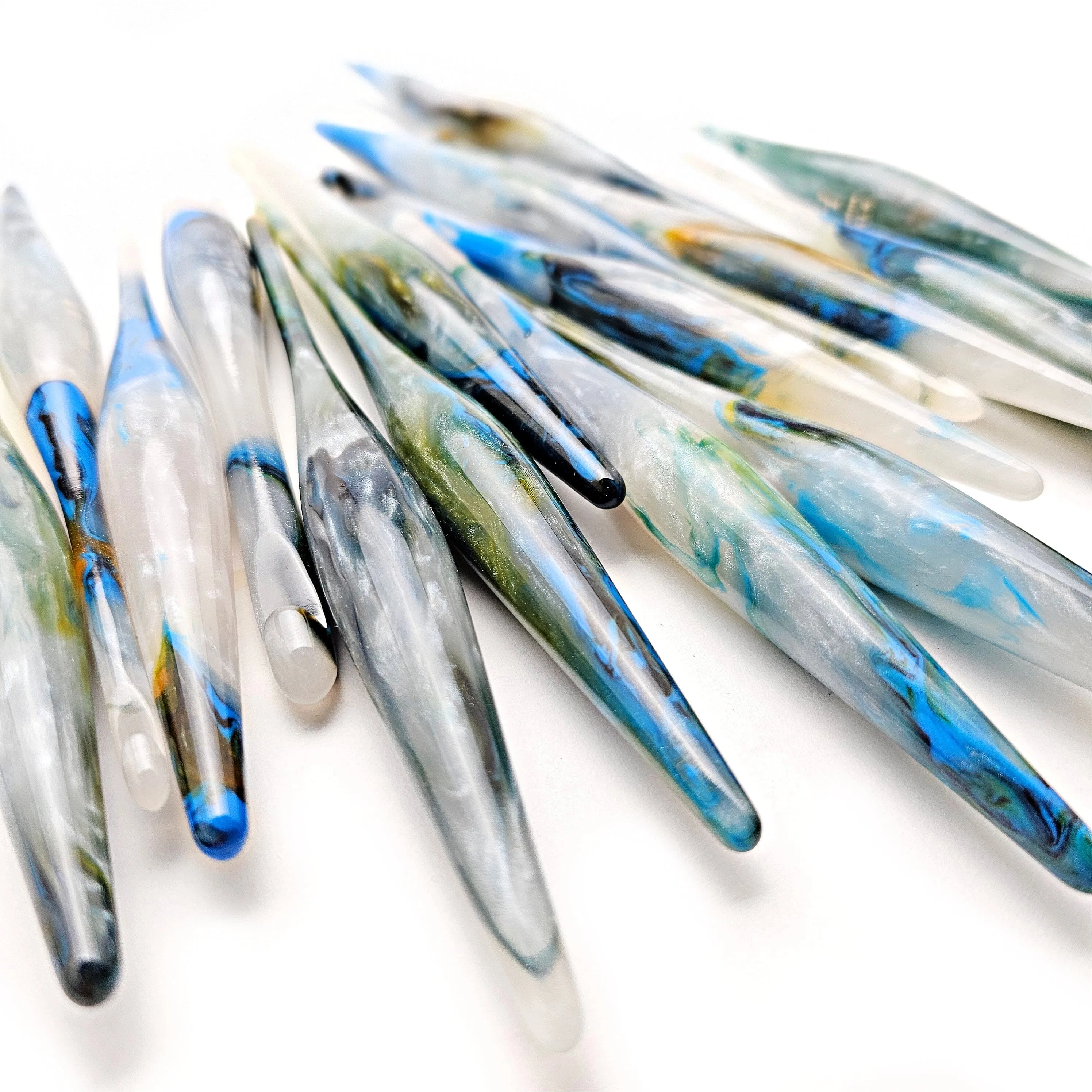 Fjord Streamline Resin Crochet Hooks