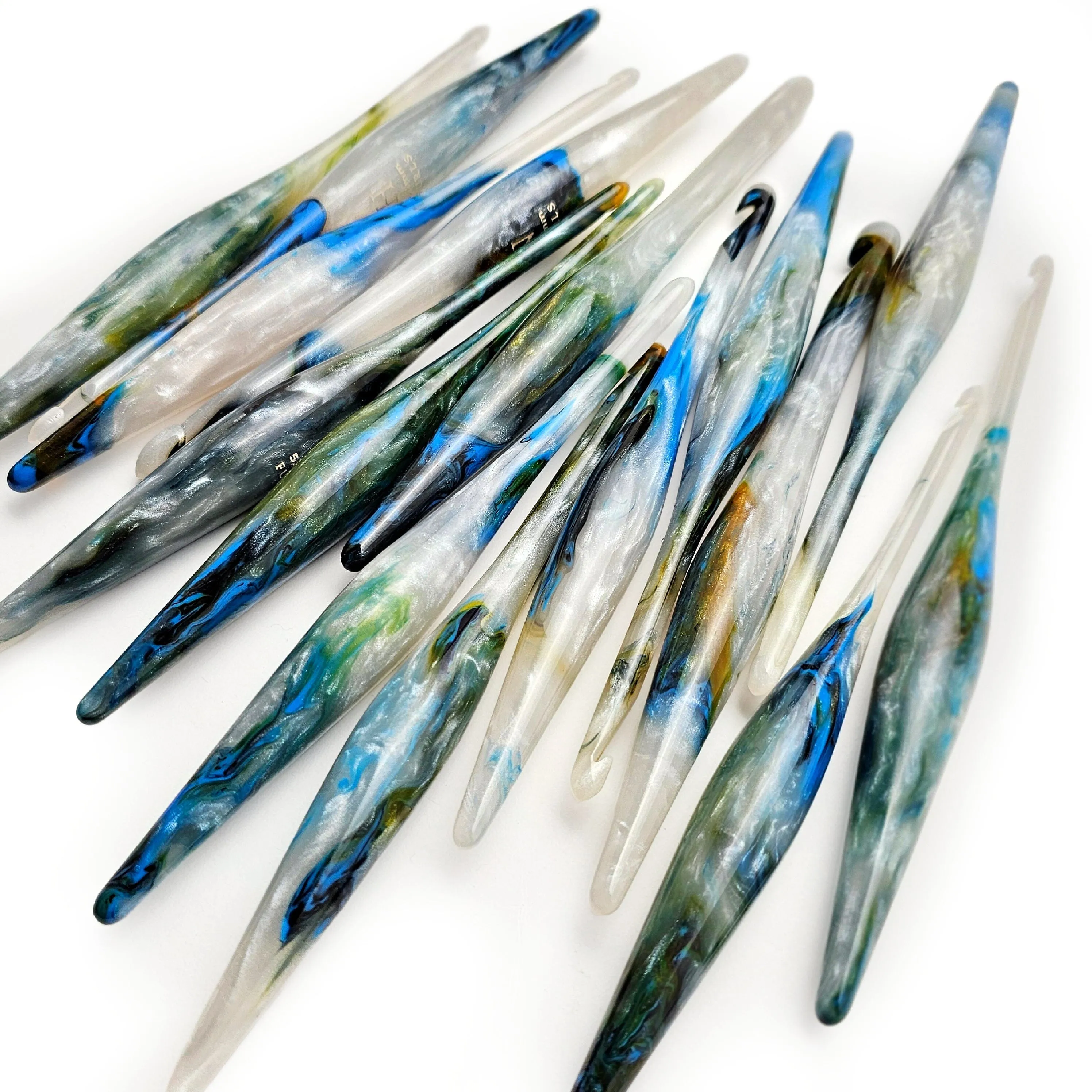 Fjord Streamline Resin Crochet Hooks
