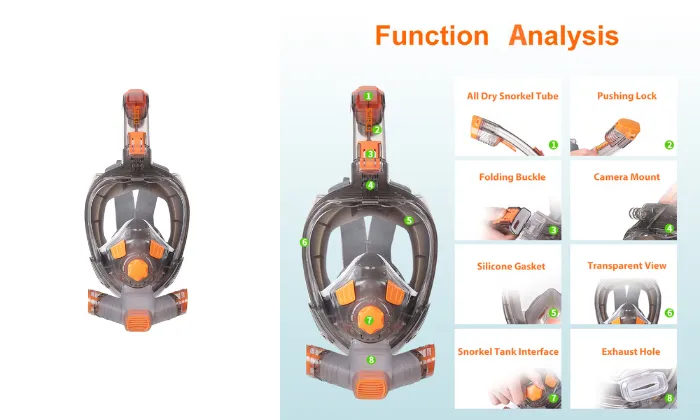 Foldable Dry Snorkel