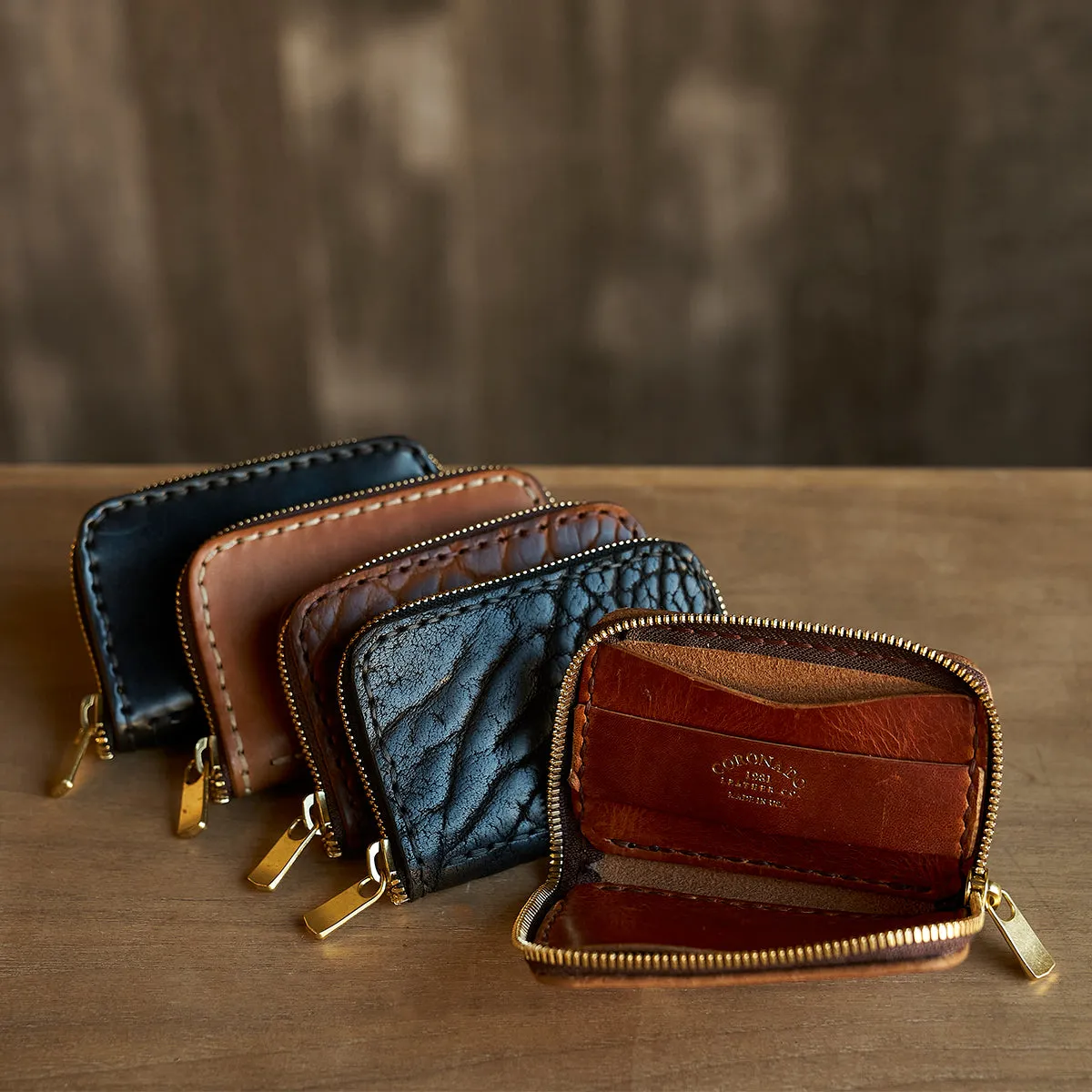 Full-Zip Bison No.20 Wallet | Black