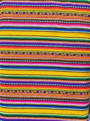 Genuine Aguayo Bolivian Peruvian Yellow fabric