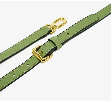 Genuine Leather Shoulder Flap Gold Lock Buckle Clutch Handbag