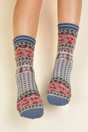 Geometric Crew Socks