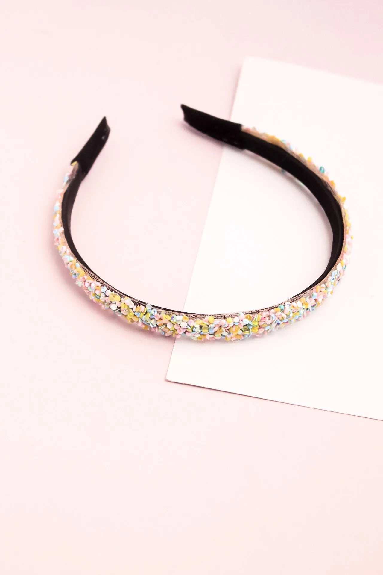 Glitter Headband for Girls- Multi-colored