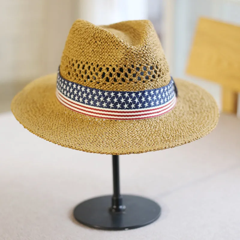 Hand-Woven Hollow Straw Hat
