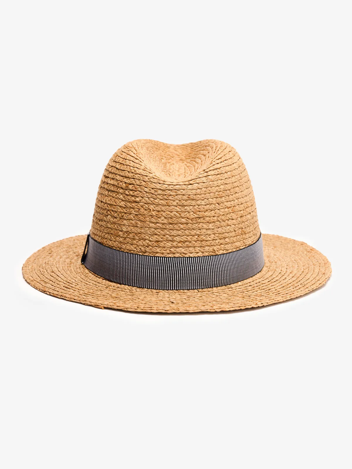 Handmade Curled Brim Jazz Straw Hat