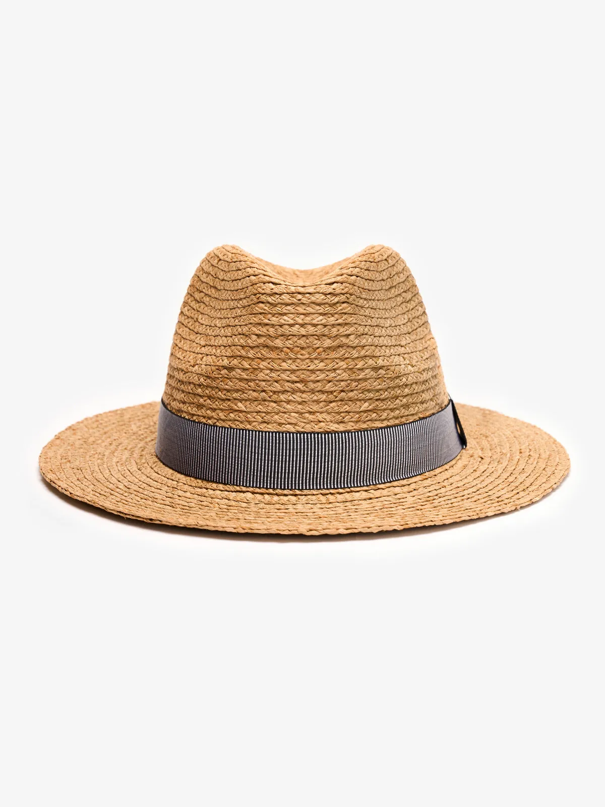 Handmade Curled Brim Jazz Straw Hat