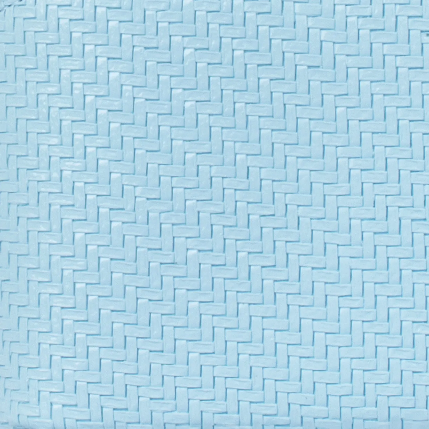 Hanging Cosmetic Bag - Herringbone Bluebell