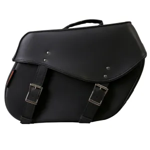 Hot Leathers Large Wide 2-Buckle Pvc Saddle Bags