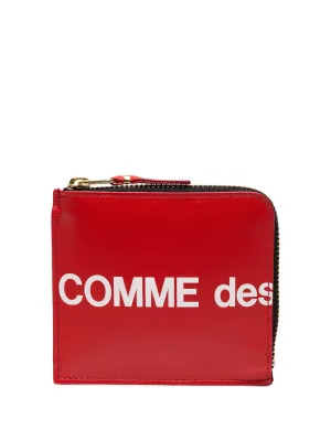Huge Logo L-Shape Zip Wallet