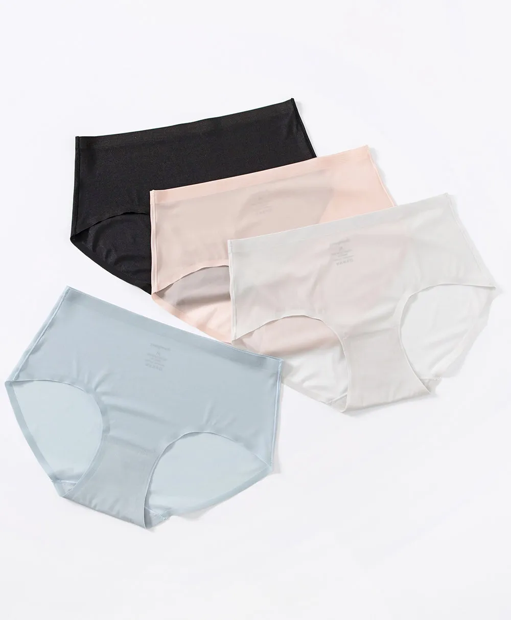 Ice Silk Laminated Hipster Panties