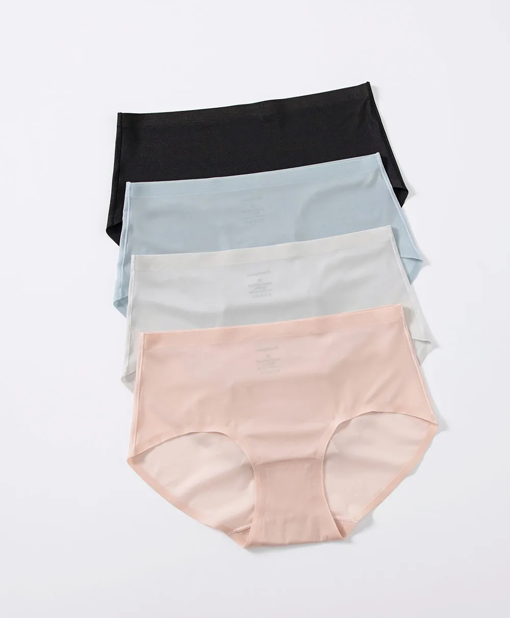 Ice Silk Laminated Hipster Panties