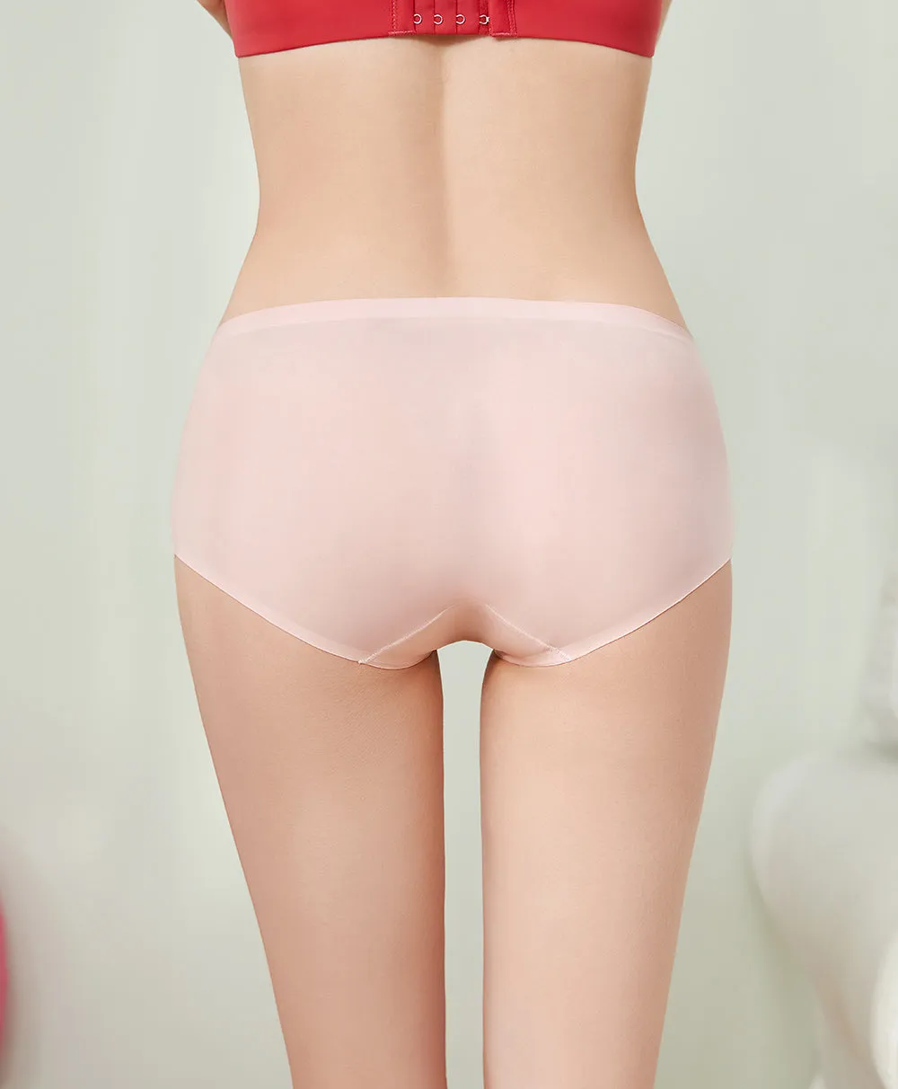 Ice Silk Laminated Hipster Panties