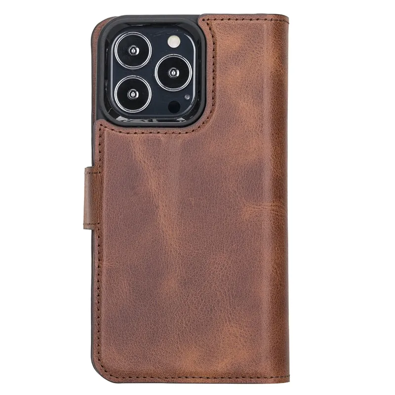 iPhone 13 Pro Leather Dual Wallet Case