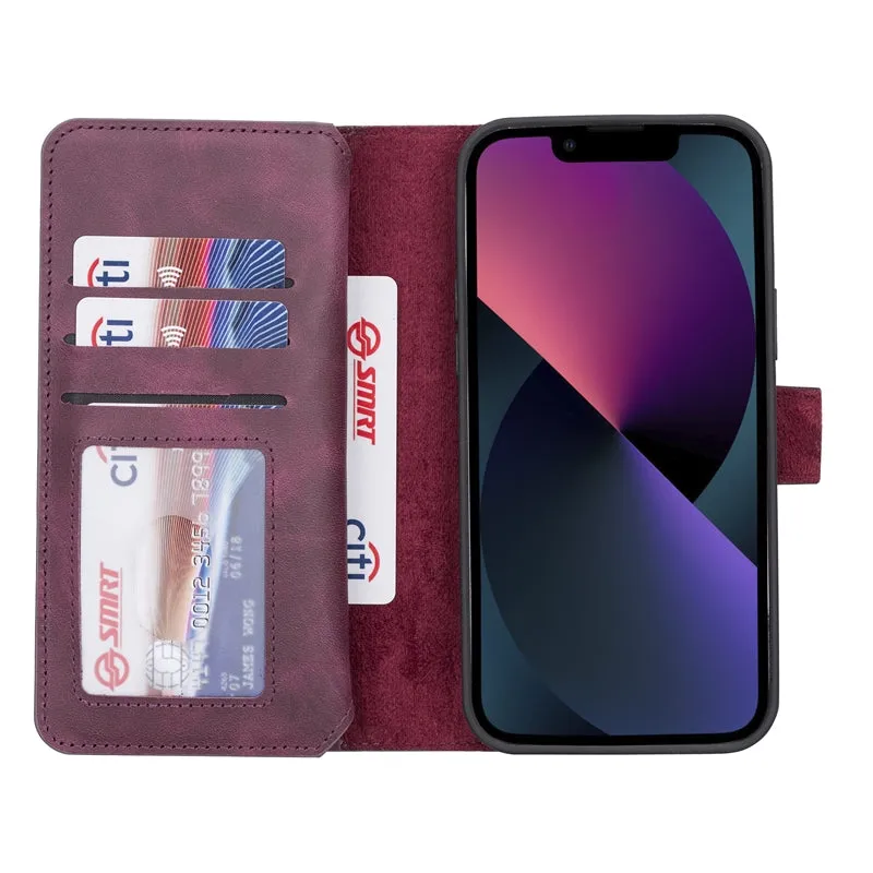 iPhone 13 Pro Leather Dual Wallet Case