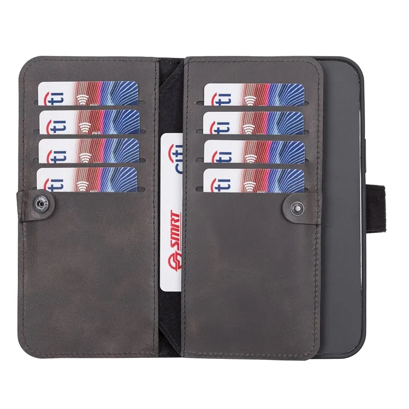 iPhone 13 Pro Leather Dual Wallet Case