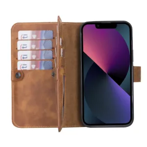 iPhone 13 Pro Leather Dual Wallet Case