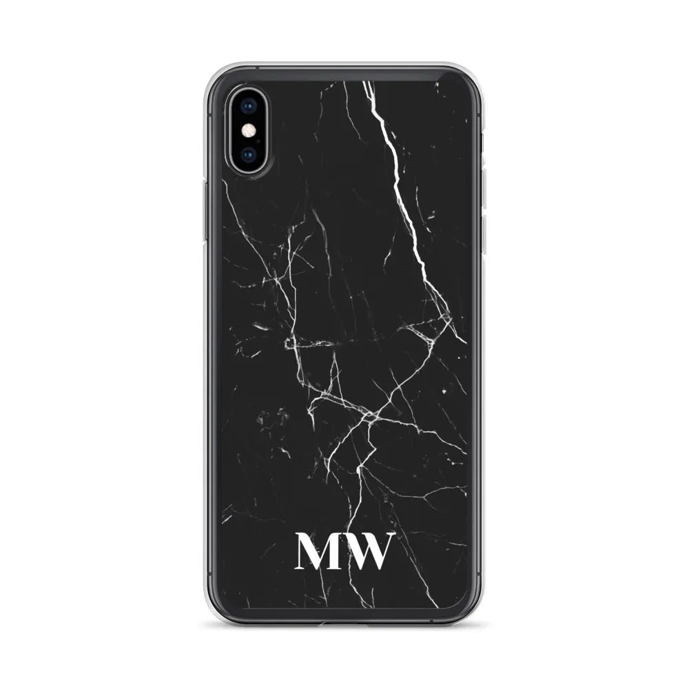 iPhone Case - Black Marble