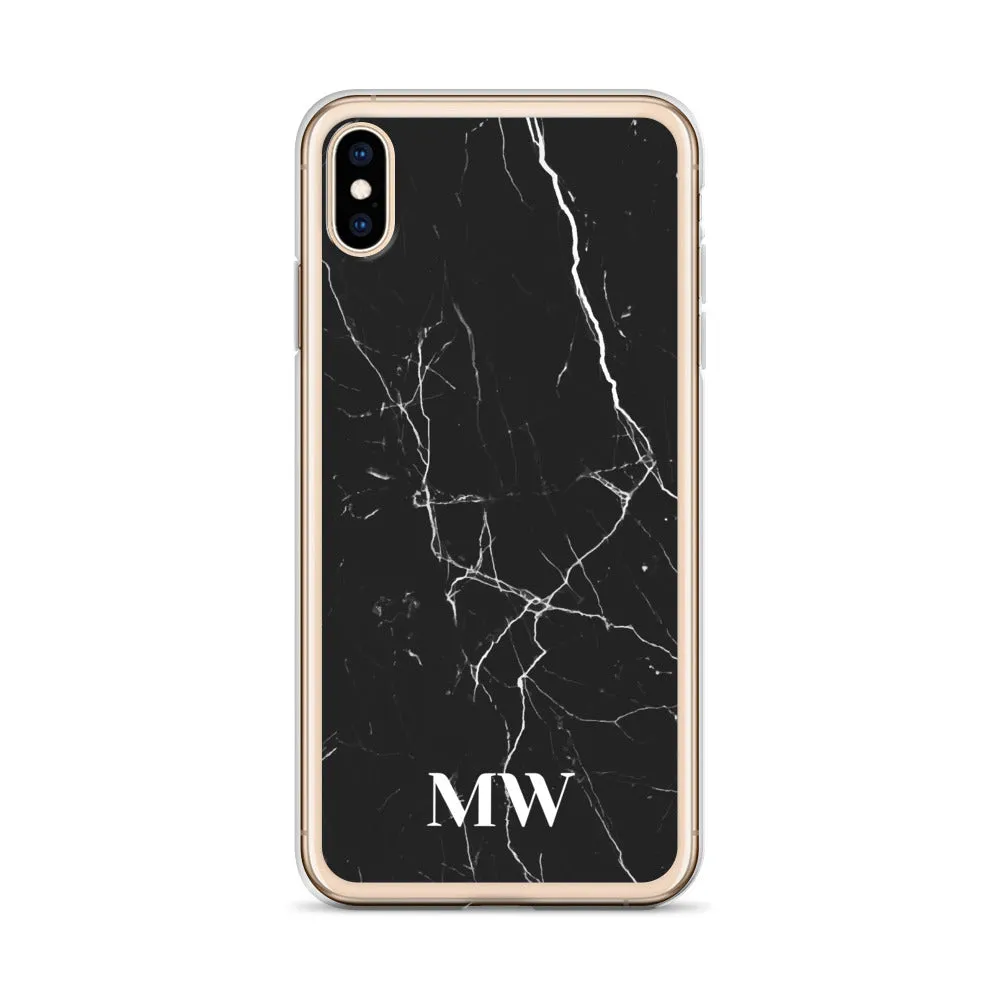 iPhone Case - Black Marble