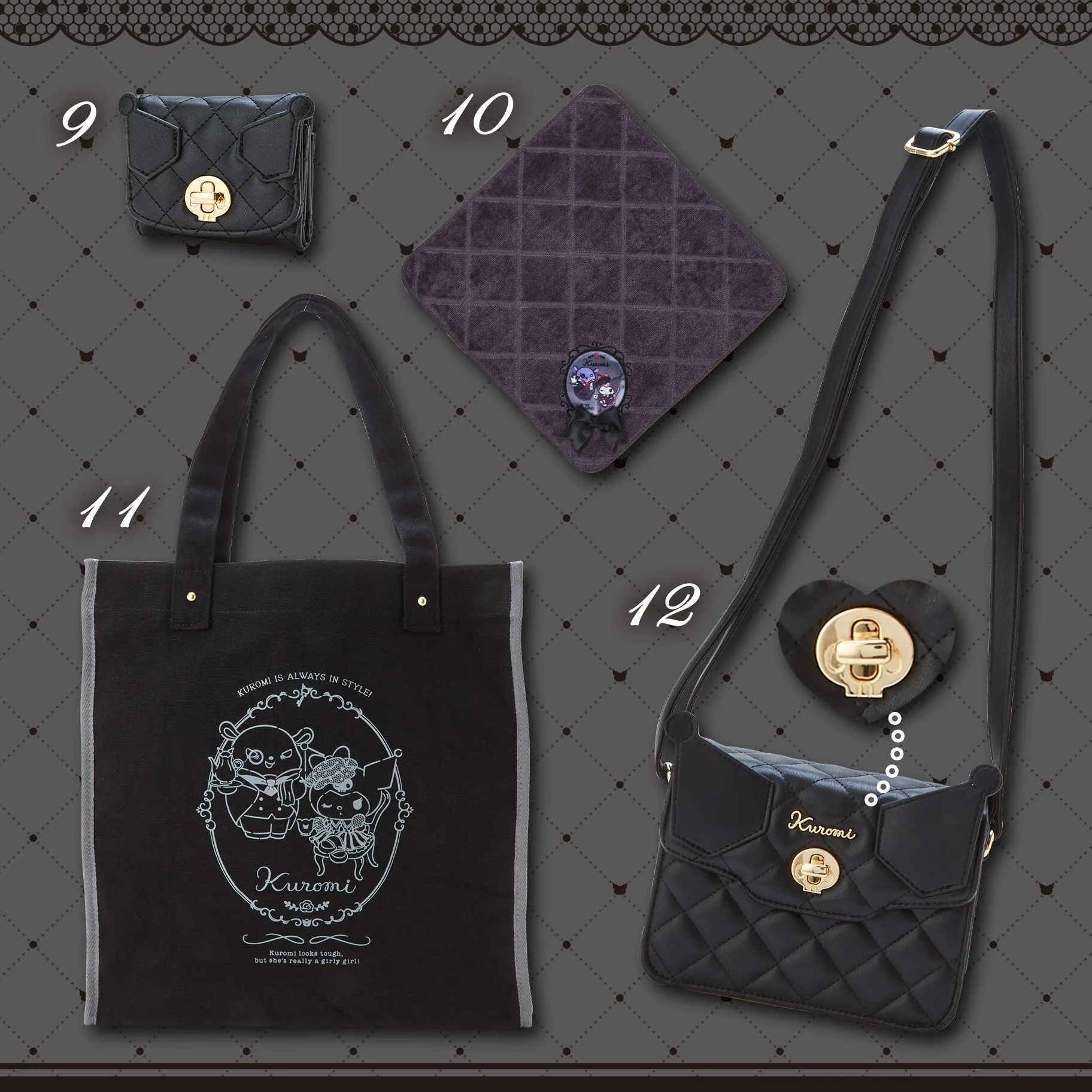 Japan Sanrio - "Kuromi Delusion Old Lady Design Series" Series (Release Date: July 5) x