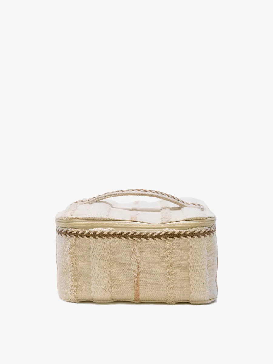 Jen & Co - Fiona Cosmetic Case, Beige