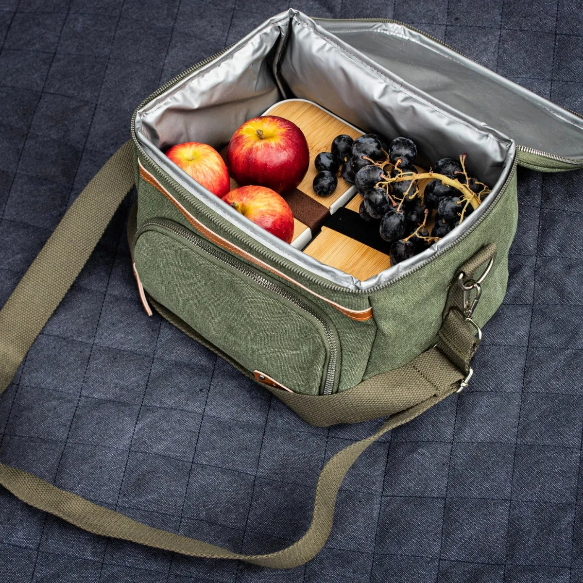 Kayce Olive Green Insulated Cooler Bag