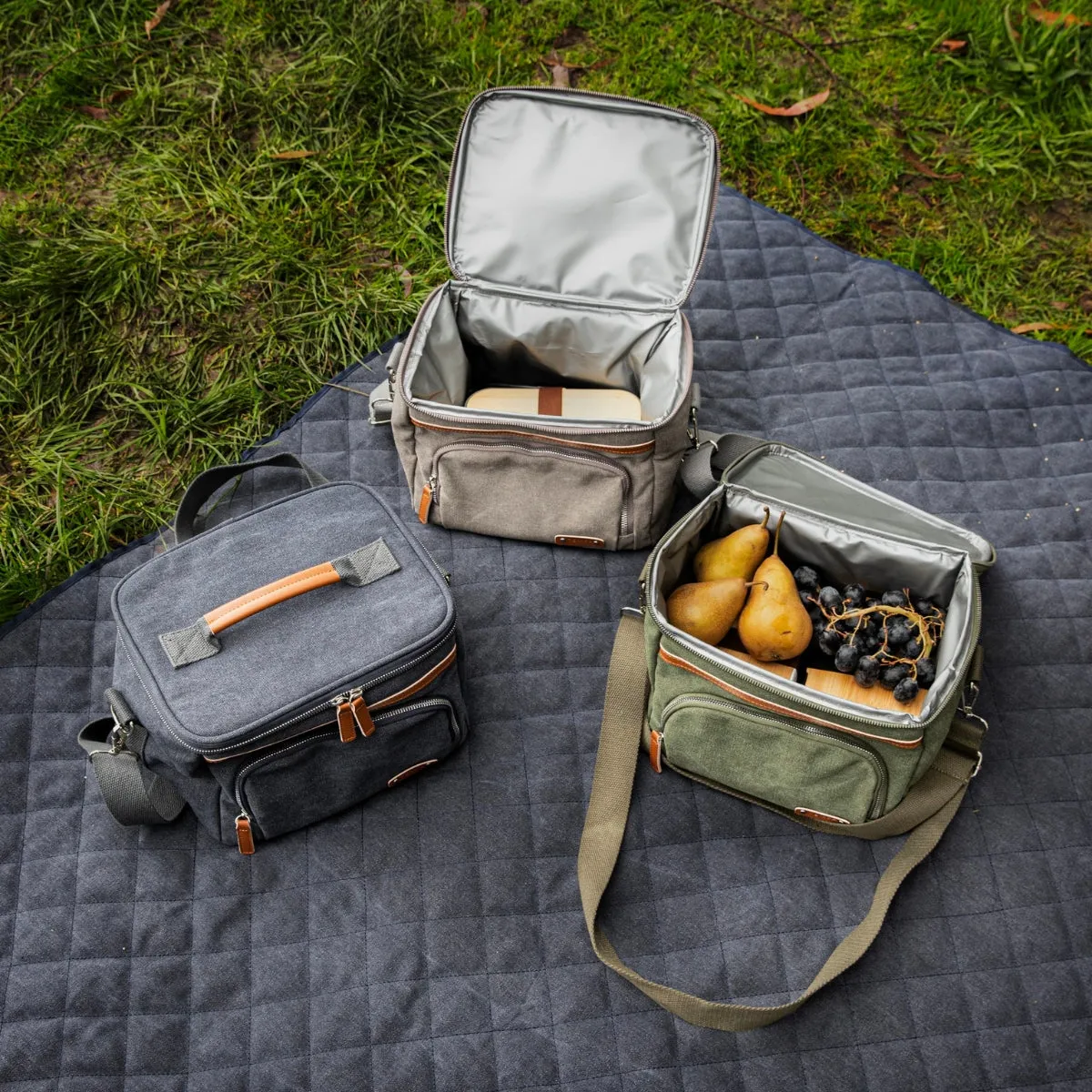 Kayce Olive Green Insulated Cooler Bag