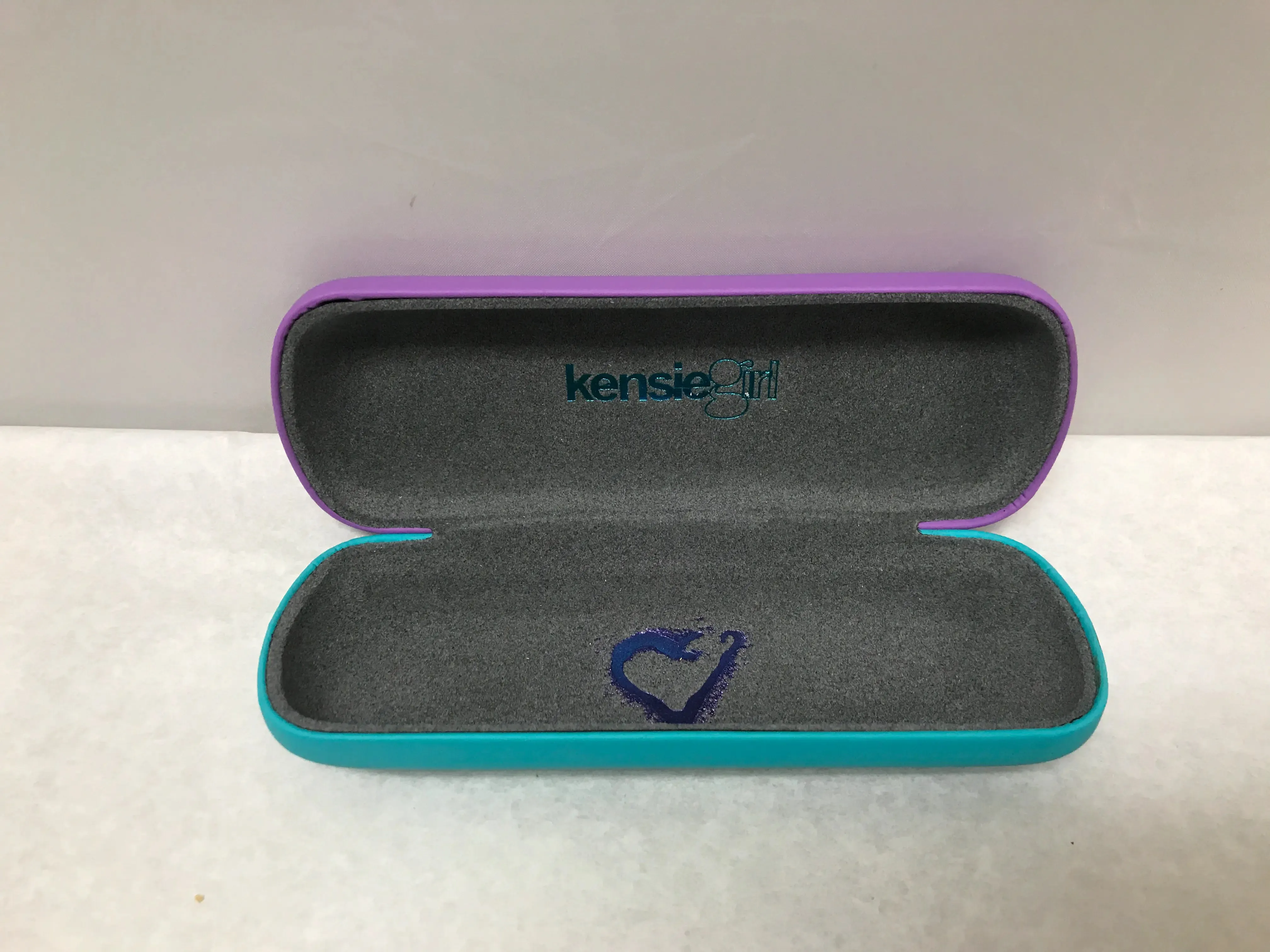 Kensie Girl Optical Purple Teal Eyeglasses Hard Case | KMOPT-13