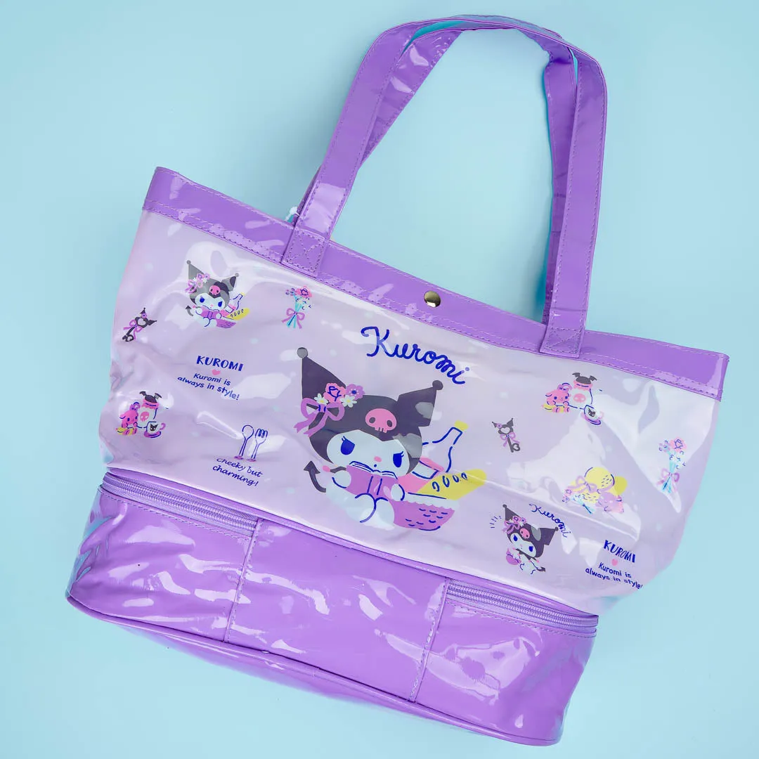 Kuromi Picnic Time Vinyl Summer Bag