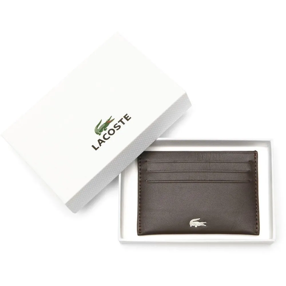 Lacoste NH1346FG Credit Card Holder, Cow Leather