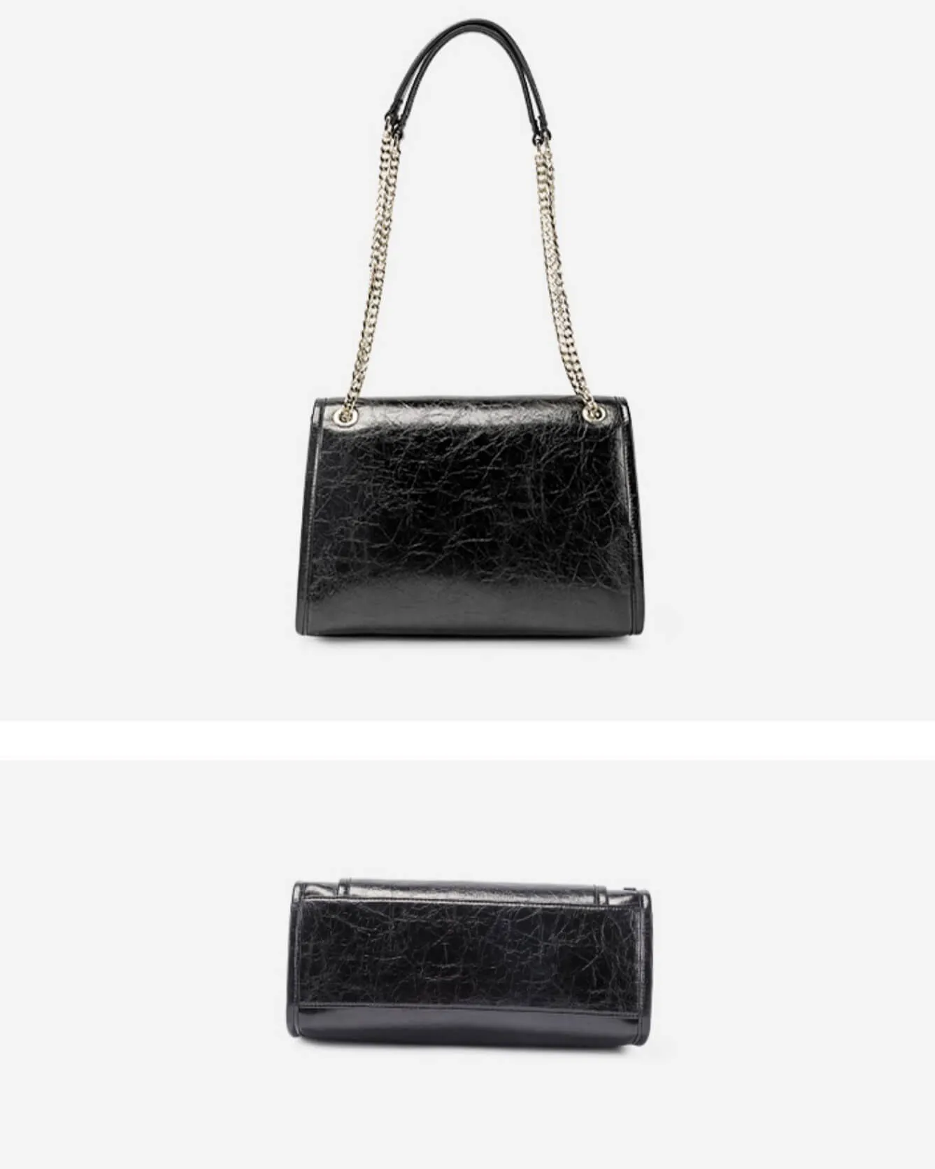 Leather Chain Shoulder Bag