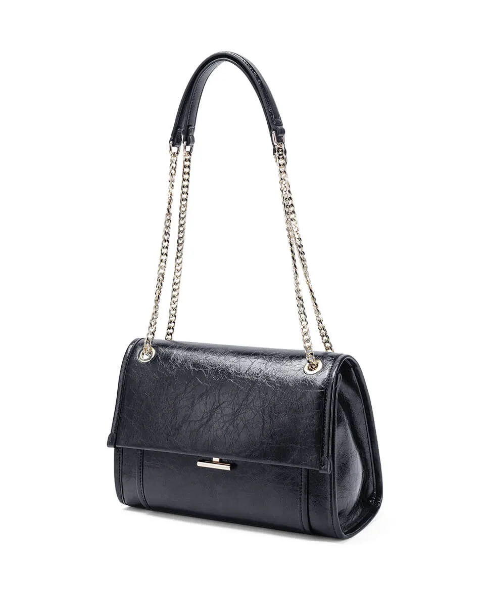 Leather Chain Shoulder Bag