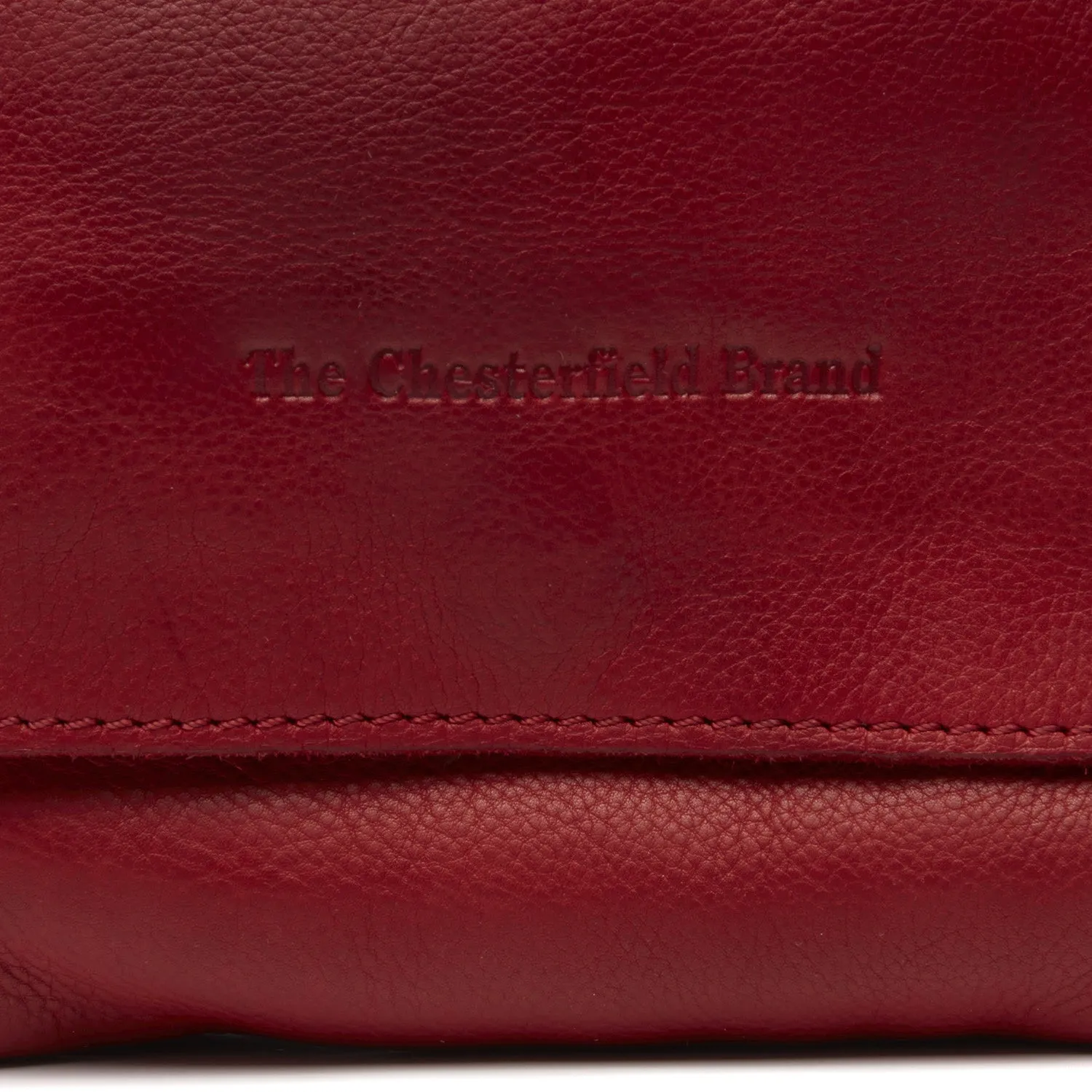 Leather Shoulder Bag Red Duncan