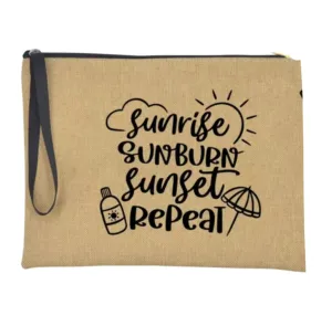 Linen Pouch - Sunrise, Sunburn…