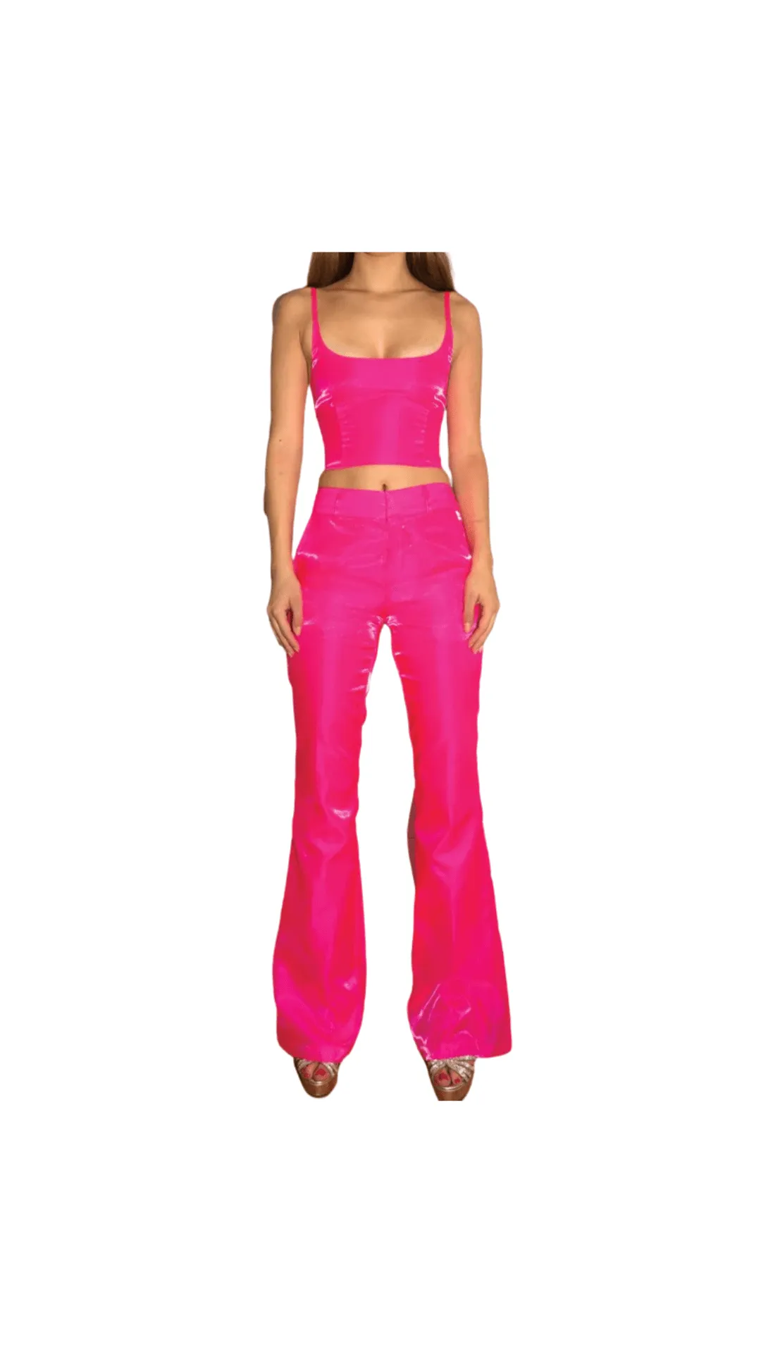 Liquid Pink Stylish Tiny Top