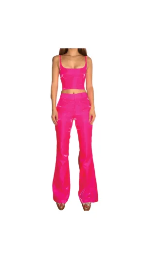 Liquid Pink Stylish Tiny Top