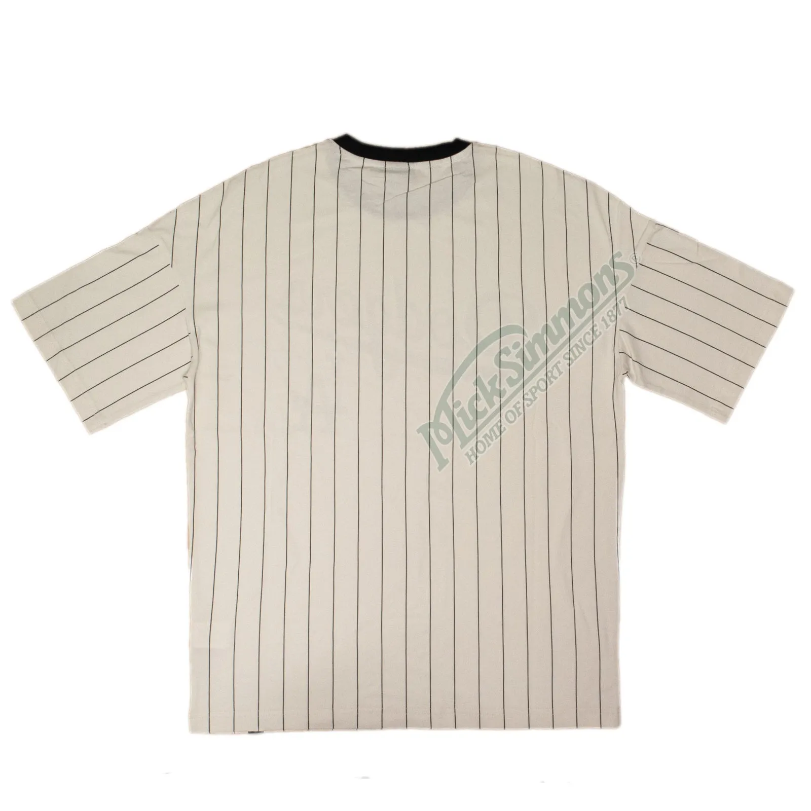 Los Angeles Dodgers Vintage T-shirt STRIPED RINGER MLB Baseball by Majestic - White
