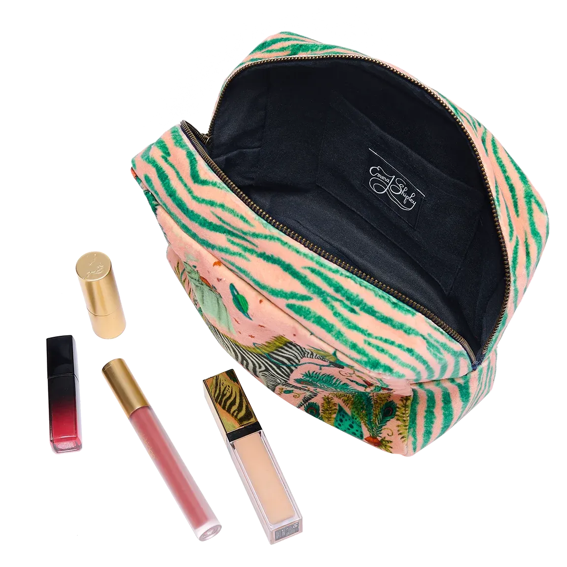 Lost World Velvet Cosmetic Bag